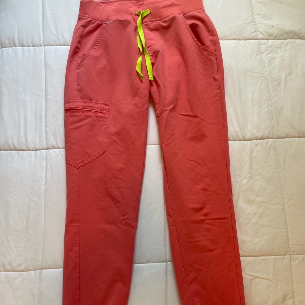COPY - Figs Zamora Joggers - Ltd Edition Hot Coral